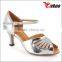 pink/red/silver/purple/grey belly open toe sandals girls latin dance shoes argentina zapatos de latin ladies