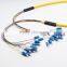 Chinase high quality 12 cores LC to LC SM mini breakout patch cord