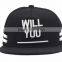 Flat Brim Hats With Printing Snapback Caps Hot Sale Hip Hop Cap