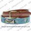 Beijing opera facial masks on needlepoint belts for adults