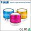 Vondo Colorful Lights Mini Wireless Bluetooth Speaker 3W Metal Steel Music Amplifier With FM Radio MP3 Player Support SD Card