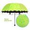 promotional anti uv sun umbrella with change color