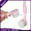 Pink Soft hair Long handle deep clean face washing brush