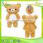 Cute bear plush toys super soft customized stuffed plush toy factory price