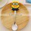 Customized silicone baby spoon with lovely cartoon