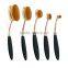2017 NEW 5 Pcs Cosmetic Oval Toothbrush Blush Powder Foundation Beauty Eyeshadow Makeup Brushes Set Kit Accessories High Qality