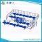 Indoor game blue plastic chairs for Mobile folded Bleacher grandstand