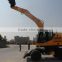 china new hydraulic excavator 9 ton JGM909L wheel excavator for sale