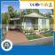 Economic design tiny steel home prefab guest house with car parking