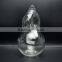 Hot sale fancy 8-shape clear glass wine bottle with screw thread