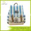 Hot Sell Unisex Fashionable Canvas Zip Bohemia Boho Style Backpack School College Bag for Teenages
