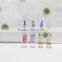 new design glass oil and vinegar bottle and spice jars with decal