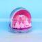 New Custom High Quality Plastic Snow Globe With Photo Insert