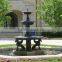 Antique cast lady statue large bronze garden fountain NTBF-L481A