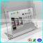 KM-CP62 OEM Custom made 10x8cm 6x4cm Table Screws Transparent Square Acrylic Plastic Paper Photo Frame