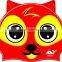 Waterproof kids swim caps love animal swimming caps silicone swim hat for chirdren