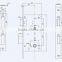 High Performance Good Quality and Competitive Miotise Lock Body 55x78