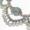 Kuchi Afghan tribal belly dance coin belt with medallions and swags