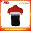 Hongen apparel red with white strip cycling clithing