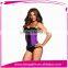 Fashion Sexy Lace Brocade lace up body shaper corset Corset Bustier Shapers