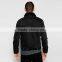 black denim plain fur jacket black collar windbreak overcoat for men