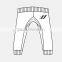 2015 fashion brand men's heavy weight fabric fleece sport sweatpants,men's jogging cotton trouser for winter