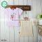 Kids 100% cotton summer custom printing t-shirt baby clothes for girl