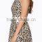 Runwaylover EY2202D Ladies 2017 Fashion Leopard Printed Mini Club Dress