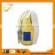 China manufactory high quality front open yellow stand collar work vest