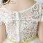 Top Sale High Quality Short Sleeve Ivory Flower Girl Dress With Tail For Girls
