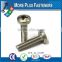 Made In Taiwan Steel Pan or Fillister Head Machine Screw Black Oxide Finish Meets DIN 7985 Phillips Drive