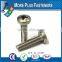 Made in Taiwan Mild Steel Pan Head Phillips Recessed Machine Screws Bright Zinc Plated DIN 7985