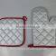 Silver insulation fireproof coating bbq gloves