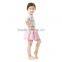 Kids Top and Dress Gold Polka Pink Skirt