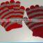 Fashional pretty elegant cheaper knit solid touch screen glove