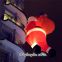 10m Height Building Outdoor Decorative Inflatable Santa Claus for Christmas Supplies