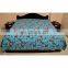 Gold Wholesaler Indian Bird of Paradise Sari Kantha Quilt Bedspread