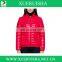 windproof slim fit red woman jacket with down fill