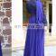 OEM hot selling plain new model abaya in dubai,blue lace muslim women dress