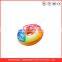 YK ICTI OEM adorable cotton colorful handmade PLUSH DOUGHNUT CUSHION