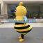 Factory sale free shiping lifesize mascot costume bee costume