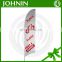 wholesale outdoor flying promotion feather teardrop advertising flag