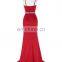 Kate Kasin Floor-Length Spaghetti Straps Polyester Spandex Red Long Cheap Prom Dress KK001040-1