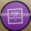 promotional foldable frisbee fans with pouch