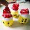 Newest 2017 Christmas Gift led Tumbler Fidget Toys Flip Egg Fidget Spinner emoji with christmas hat