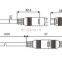 Parallel Wire 4 Pins IPX5 Pvc Cable