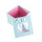 Decorative rigid paper gift box with lid