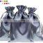 4" x 6" Silver Satin Gift Bags Jewelry Bags Wedding Favor Drawstring Bags Baby Shower Christmas