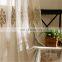 Sequence net floral embroidered cotton fabrics for curtain