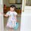 Children's clothing Korean girls 2020 summer new oil painting sling dress + T-shirt two-piece